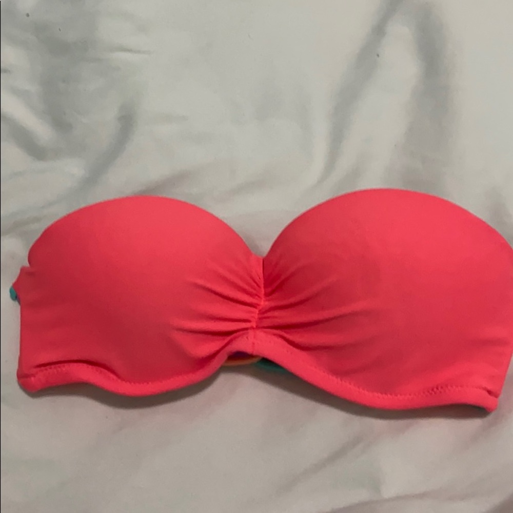 Pink swim top